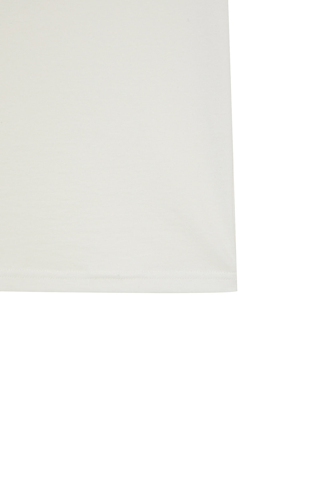 Deinet - Brushed Stitch Point Petit T-Shirt (White) product image 5 | TRAB K-Fashion Australia