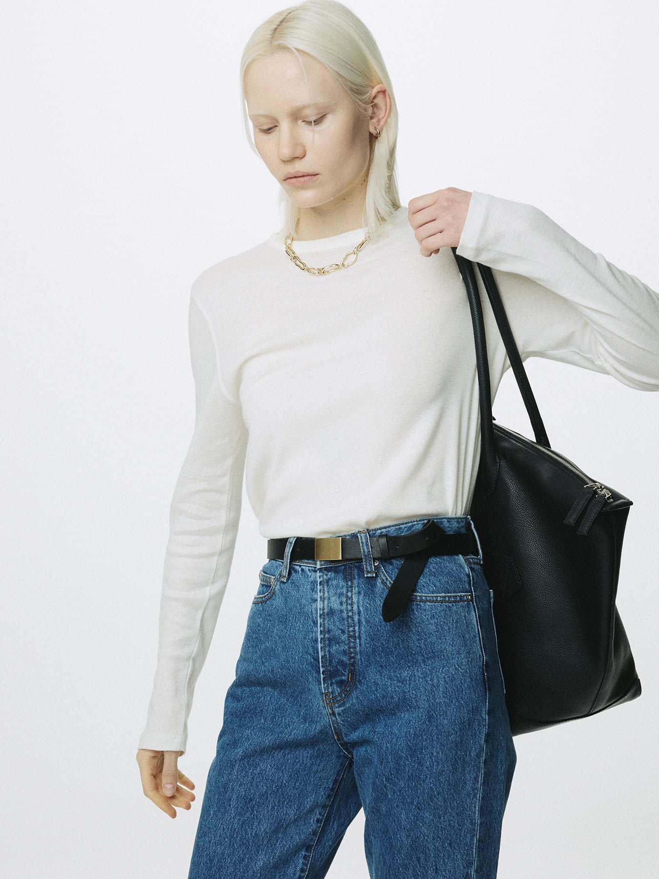 Tonywack - Cotton Cashmere Essential Top (Ivory) product image 4 | TRAB K-Fashion Australia
