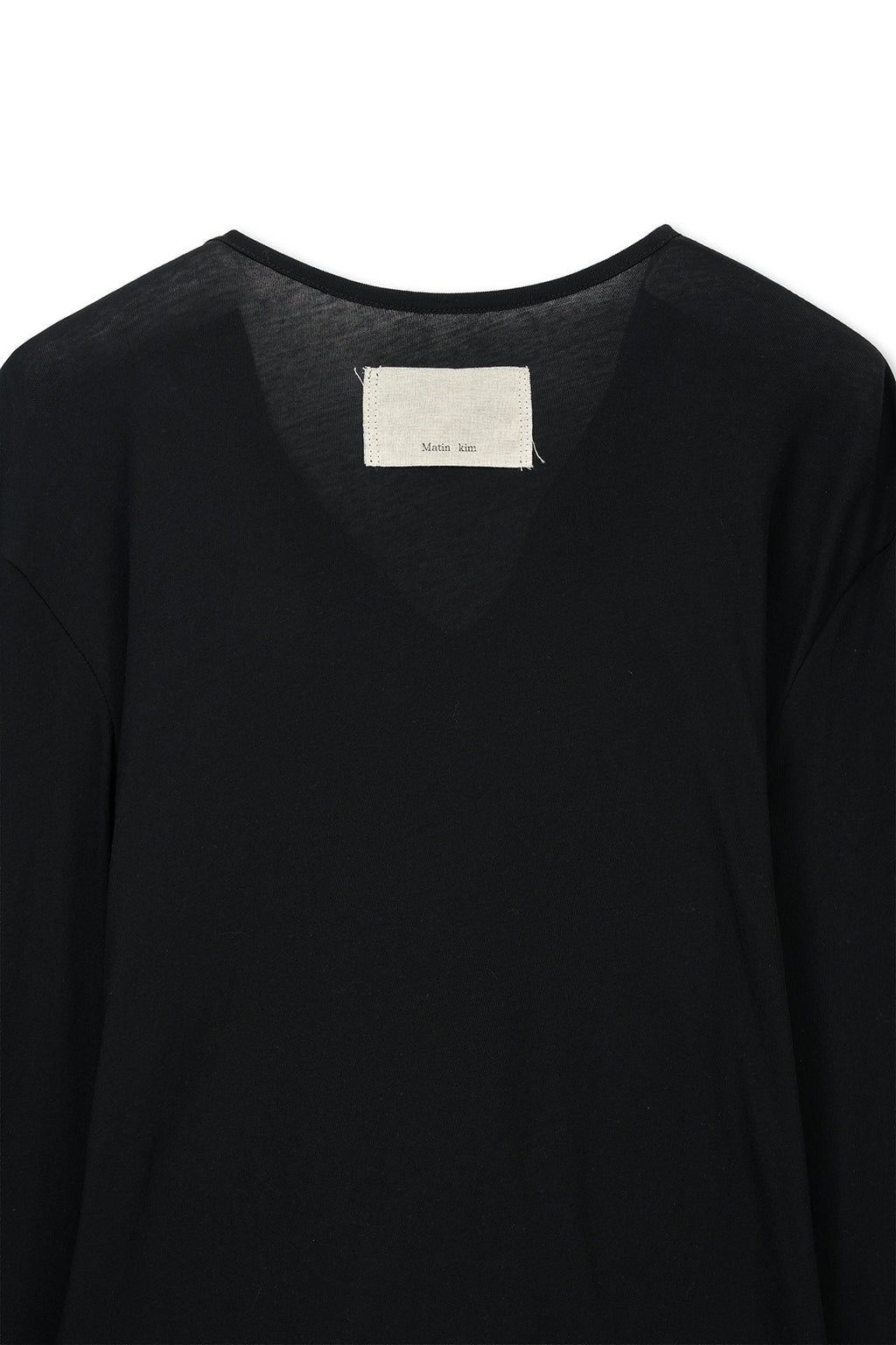 Matin Kim - Tied Drapery Top (Black) product image 4 | TRAB K-Fashion Australia