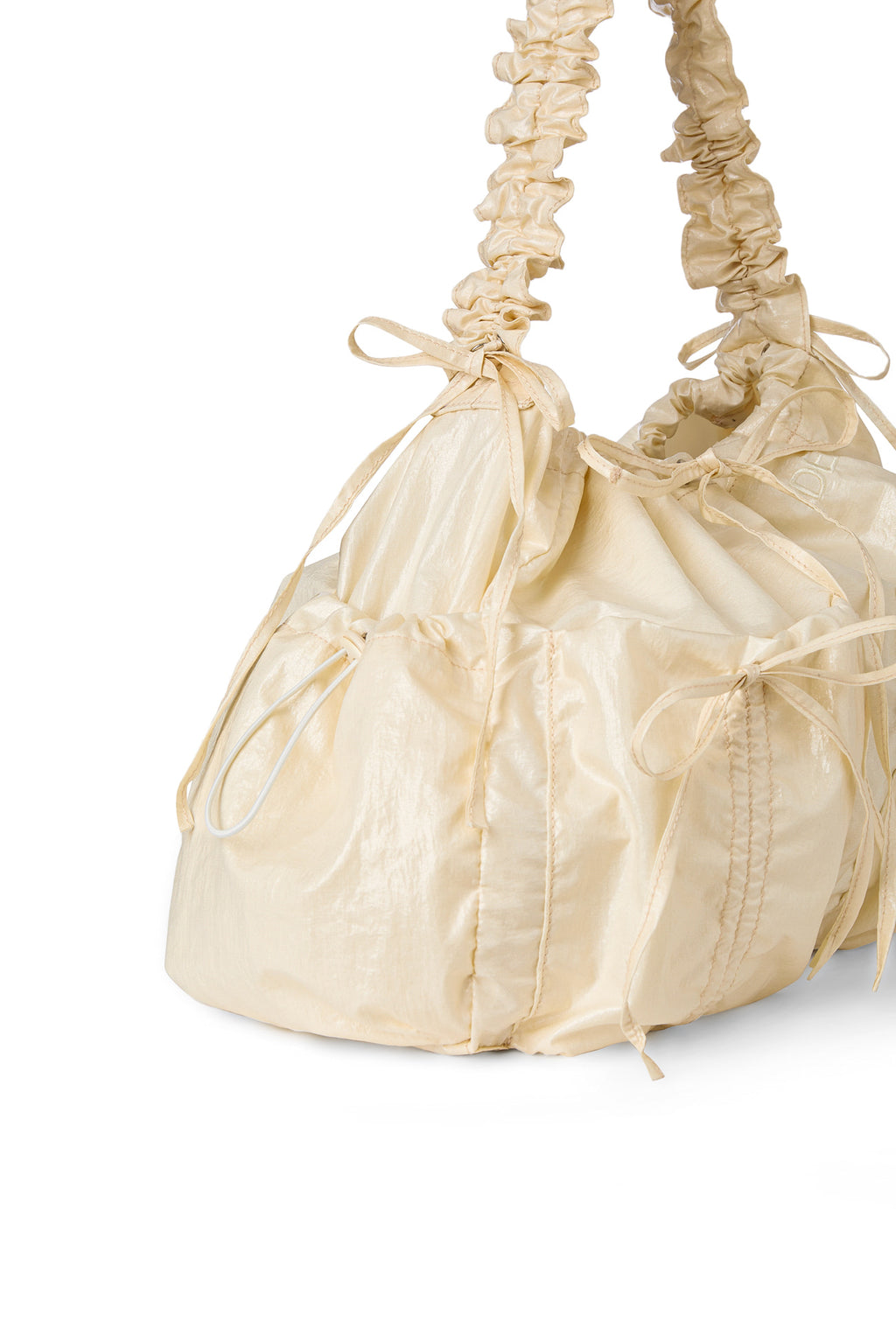 Deinet - Deinet Coating Shirring Bag (Cream) product image 4 | TRAB K-Fashion Australia