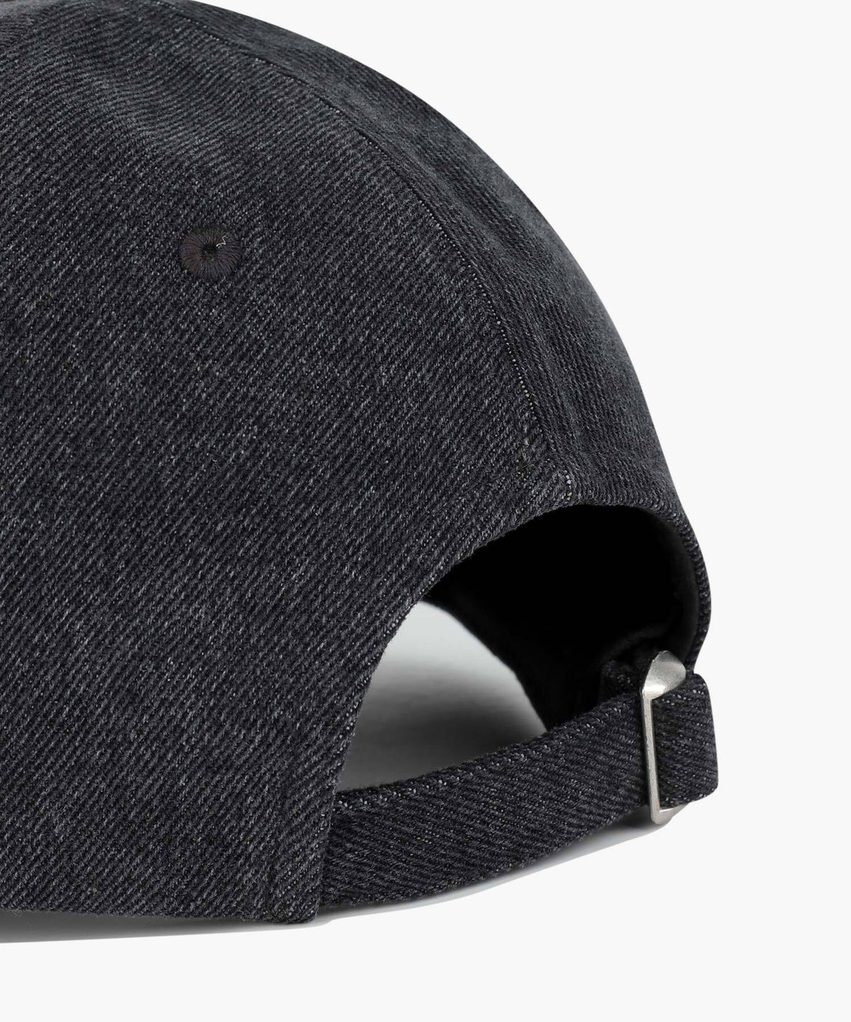 Marithe & Francois Girbaud - Denim Washing Small Classic Logo Covered Cap (Washed Black) product image 4 | TRAB K-Fashion Australia