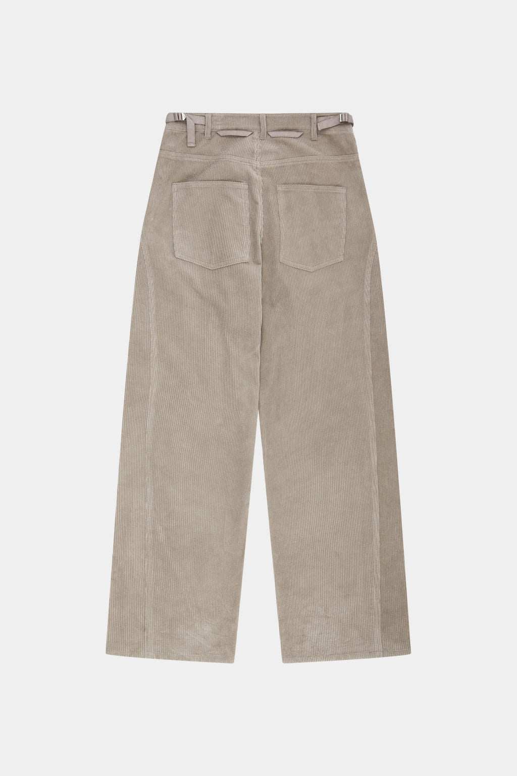 Andersson Bell - Crossover Wide-Leg Corduroy Trousers (Cream) product image 12 | TRAB K-Fashion Australia