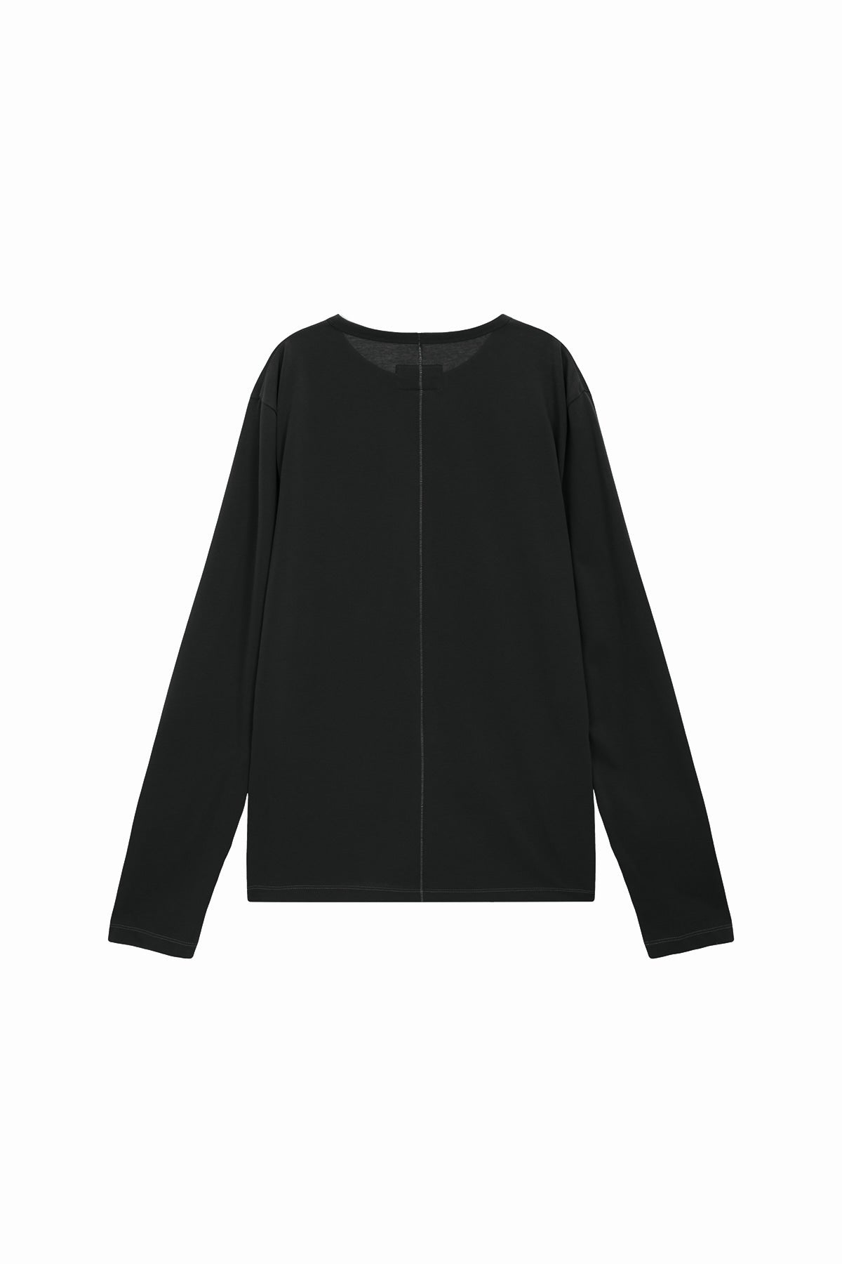 Matin Kim - Patch Graphic Point Long Sleeve Top (Charcoal) product image 2 | TRAB K-Fashion Australia