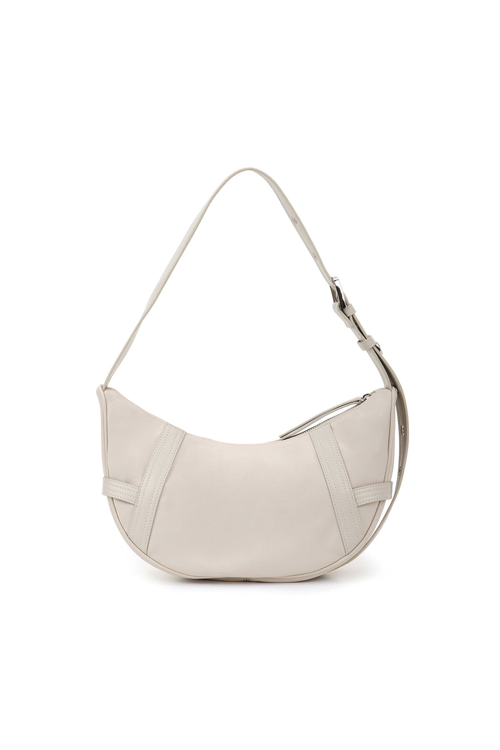 Matin Kim - Fabric Arc Hobo Bag (Light Grey) product image 6 | TRAB K-Fashion Australia