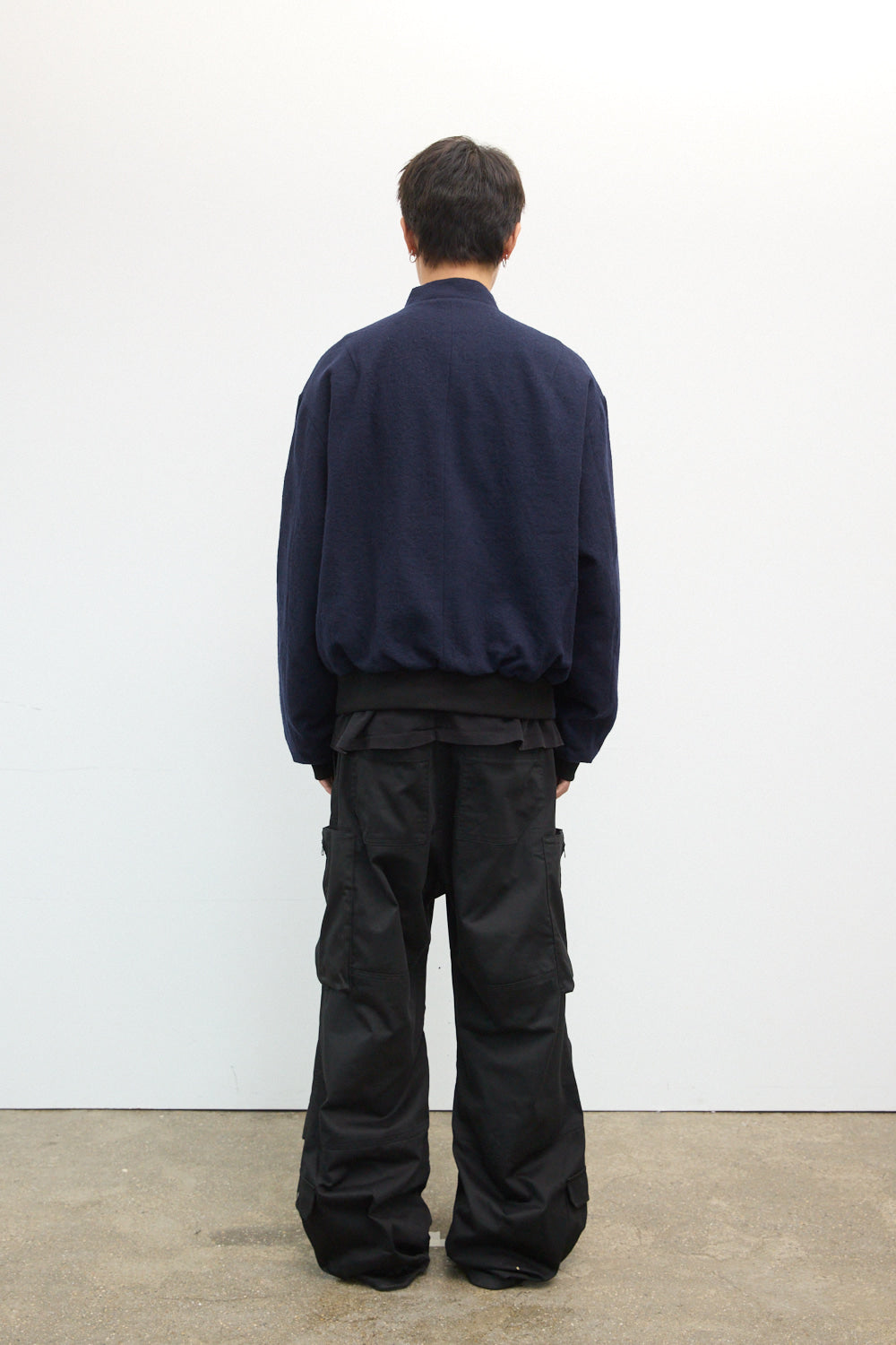 Hatchingroom - Hairy Bomber Jacket Dark (Navy) product image 14 | TRAB K-Fashion Australia