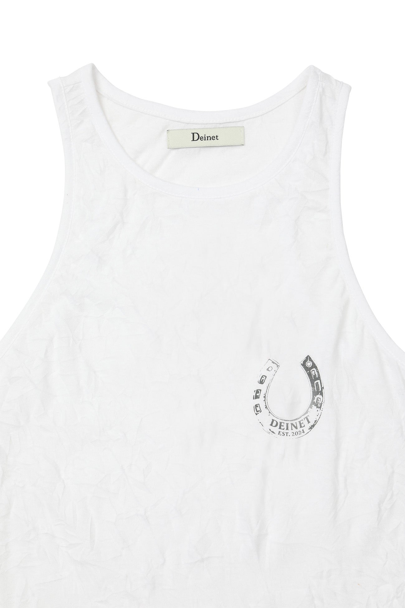 Deinet - Horseshoe Print Sleeveless (White) product image 3 | TRAB K-Fashion Australia