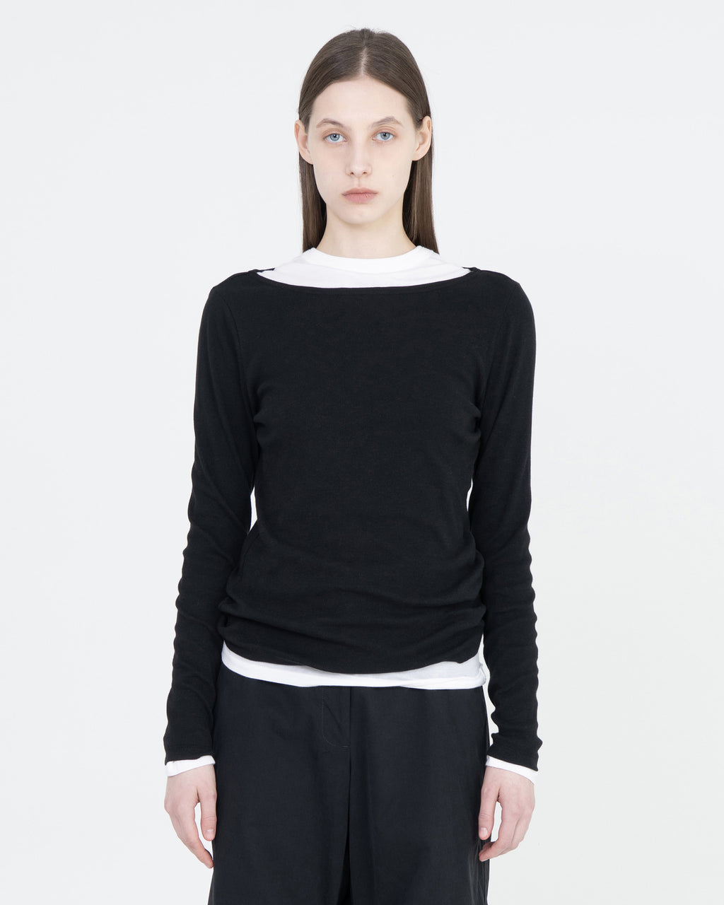 Brownyard - Boatneck Long Sleeve (Black) product image 1 | TRAB K-Fashion Australia