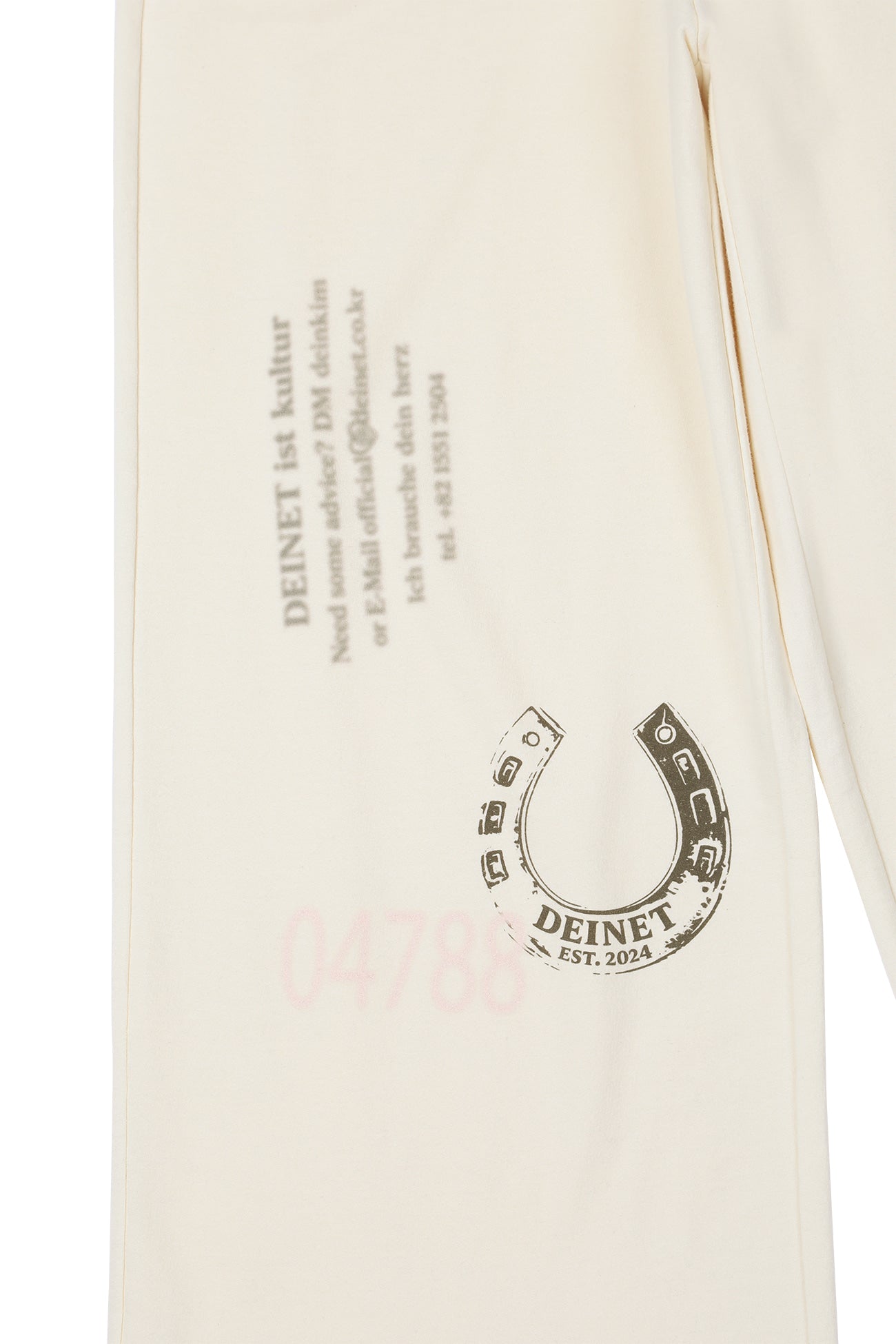 Deinet - Lucky Spur Archive Sweat Pants (Ivory) product image 12 | TRAB K-Fashion Australia