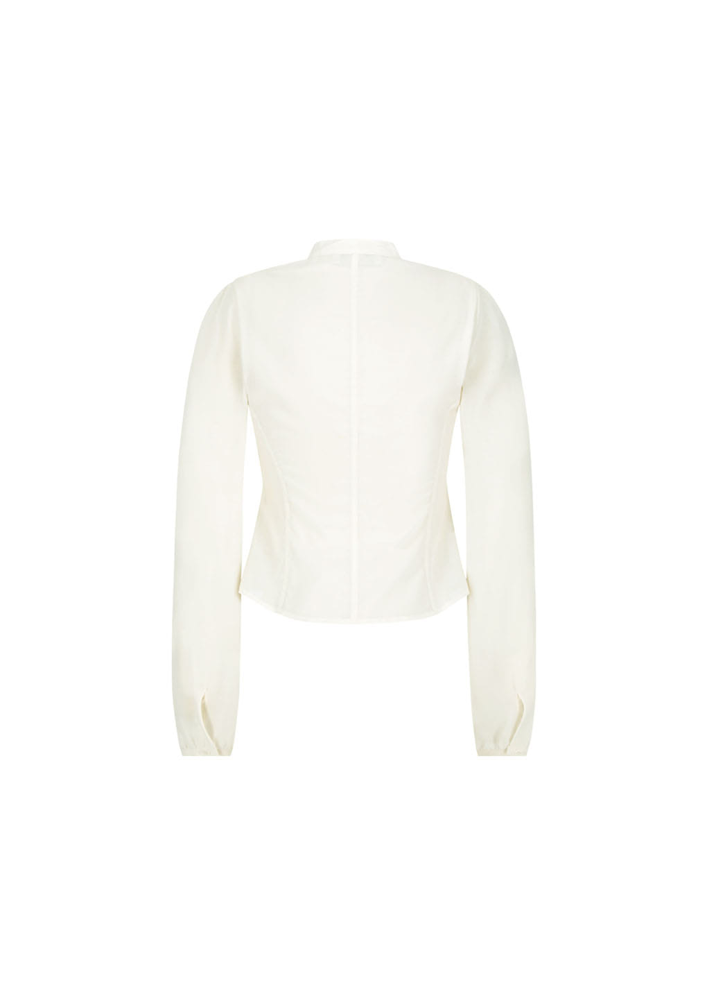 Amomento - Pintuck Slim Shirt (Ivory) product image 6 | TRAB K-Fashion Australia