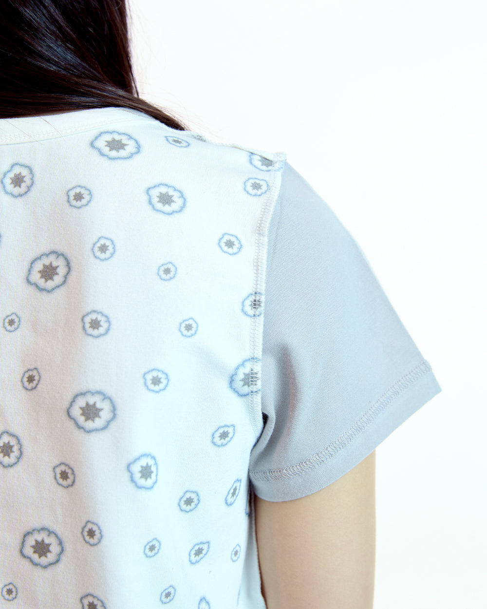 Coyseio - Dudu Reverse T-Shirt (White) product image 8 | TRAB K-Fashion Australia