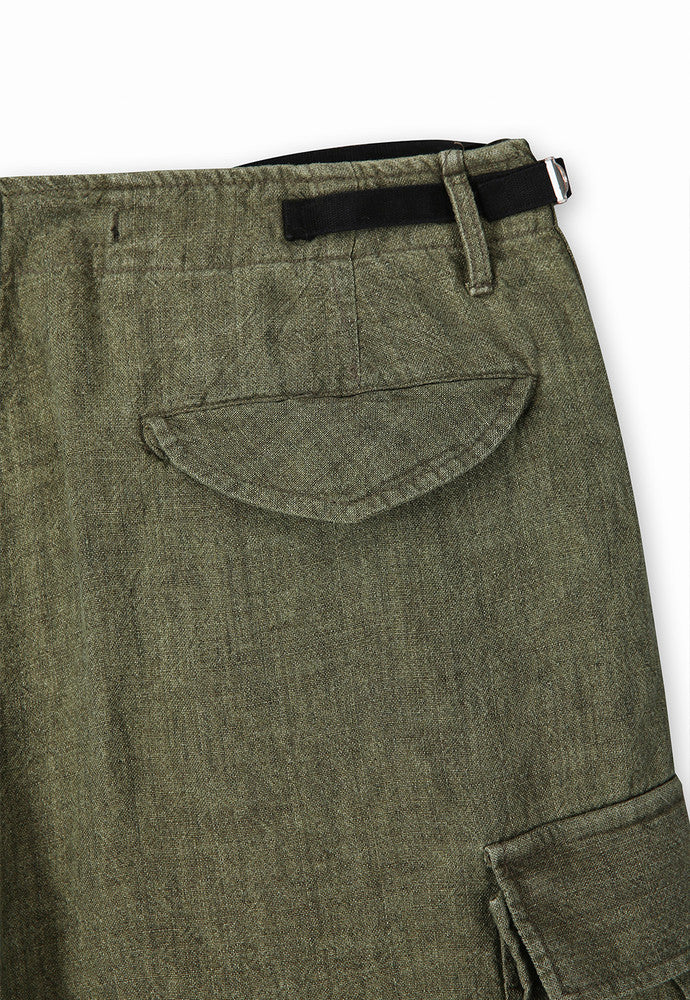 Art if acts - Linen M-51 Shorts (Khaki) product image 11 | TRAB K-Fashion Australia