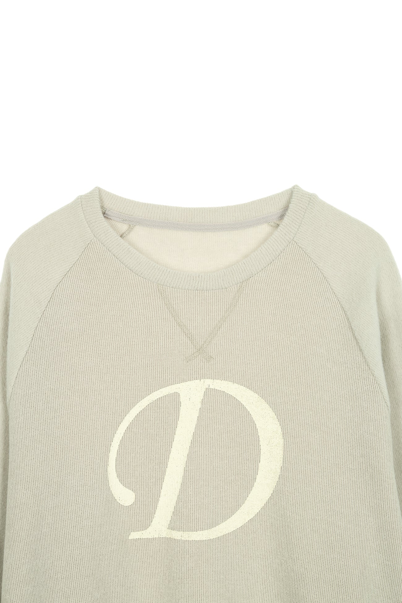 Deinet - Smooth D Logo Sweatshirts (Ash Beige) product image 3 | TRAB K-Fashion Australia