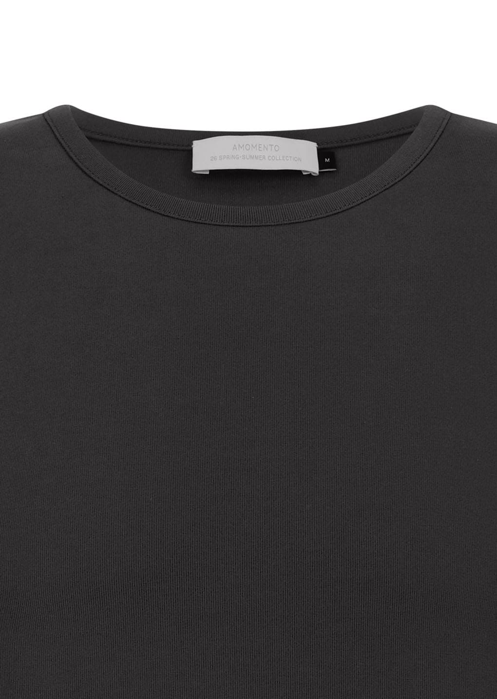 Amomento - Round Neck Sleeveless Top (Charcoal) product image 4 | TRAB K-Fashion Australia