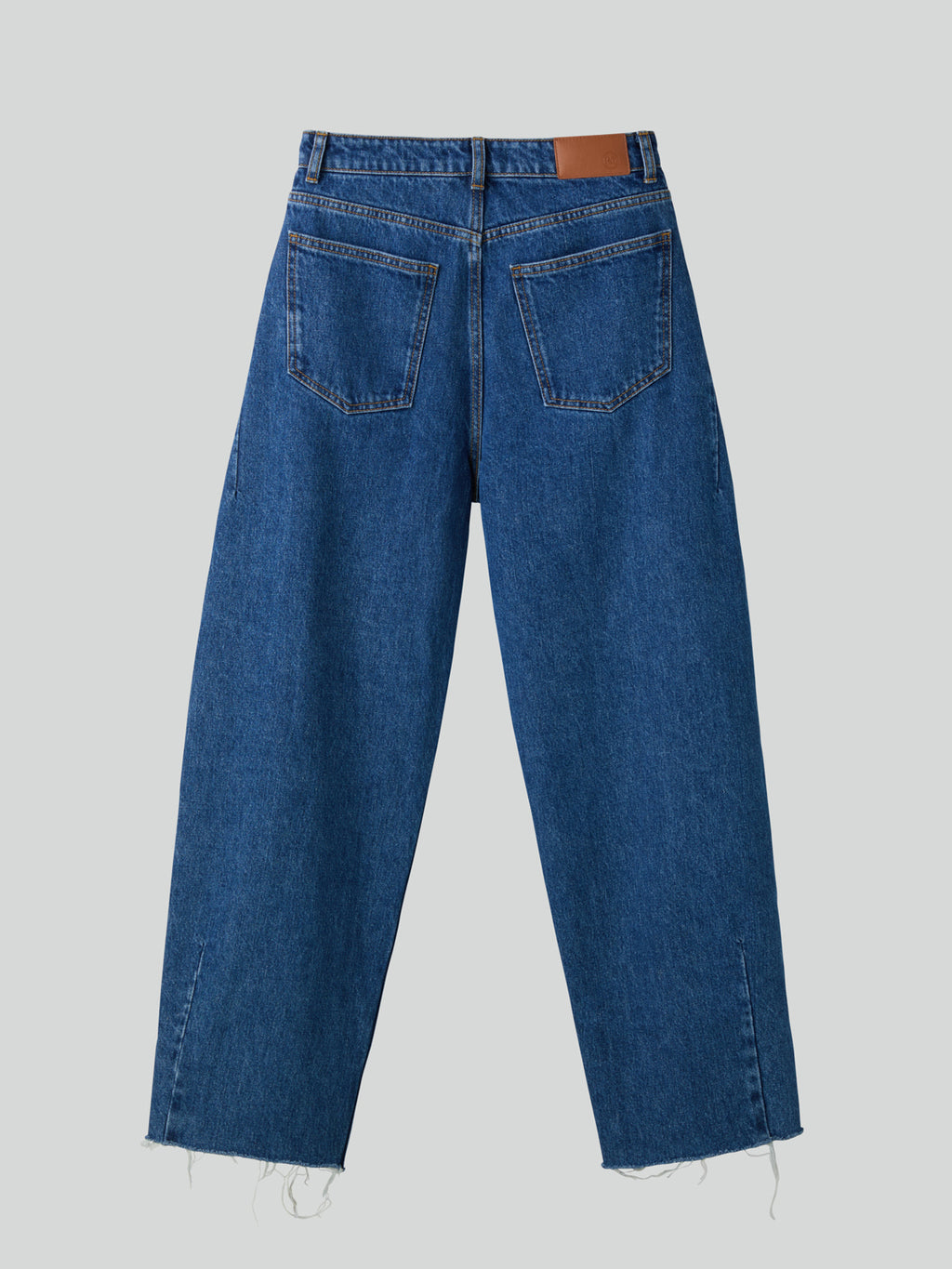Recto - 90S High-Rise Curved Leg Jeans (Blue) product image 2 | TRAB K-Fashion Australia