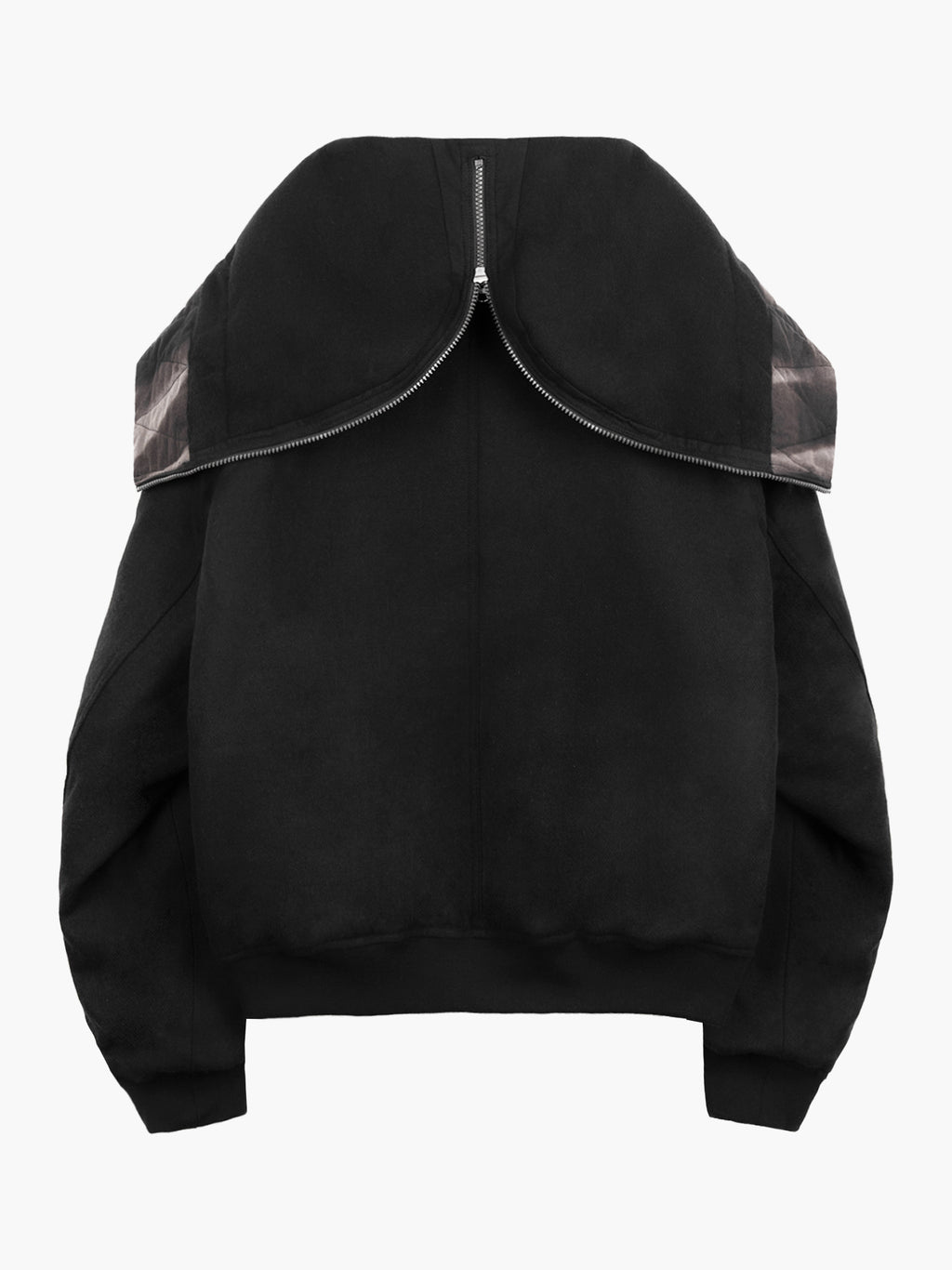 Jiyong Kim - Sun-Bleached Split-Hood Flight Jacket (Black) product image 9 | TRAB K-Fashion Australia