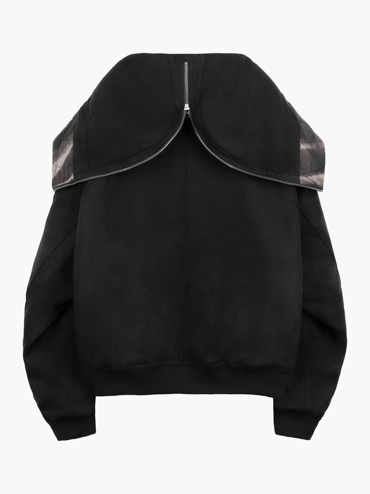 Jiyong Kim - Sun-Bleached Split-Hood Flight Jacket (Black) product image 9 | TRAB K-Fashion Australia