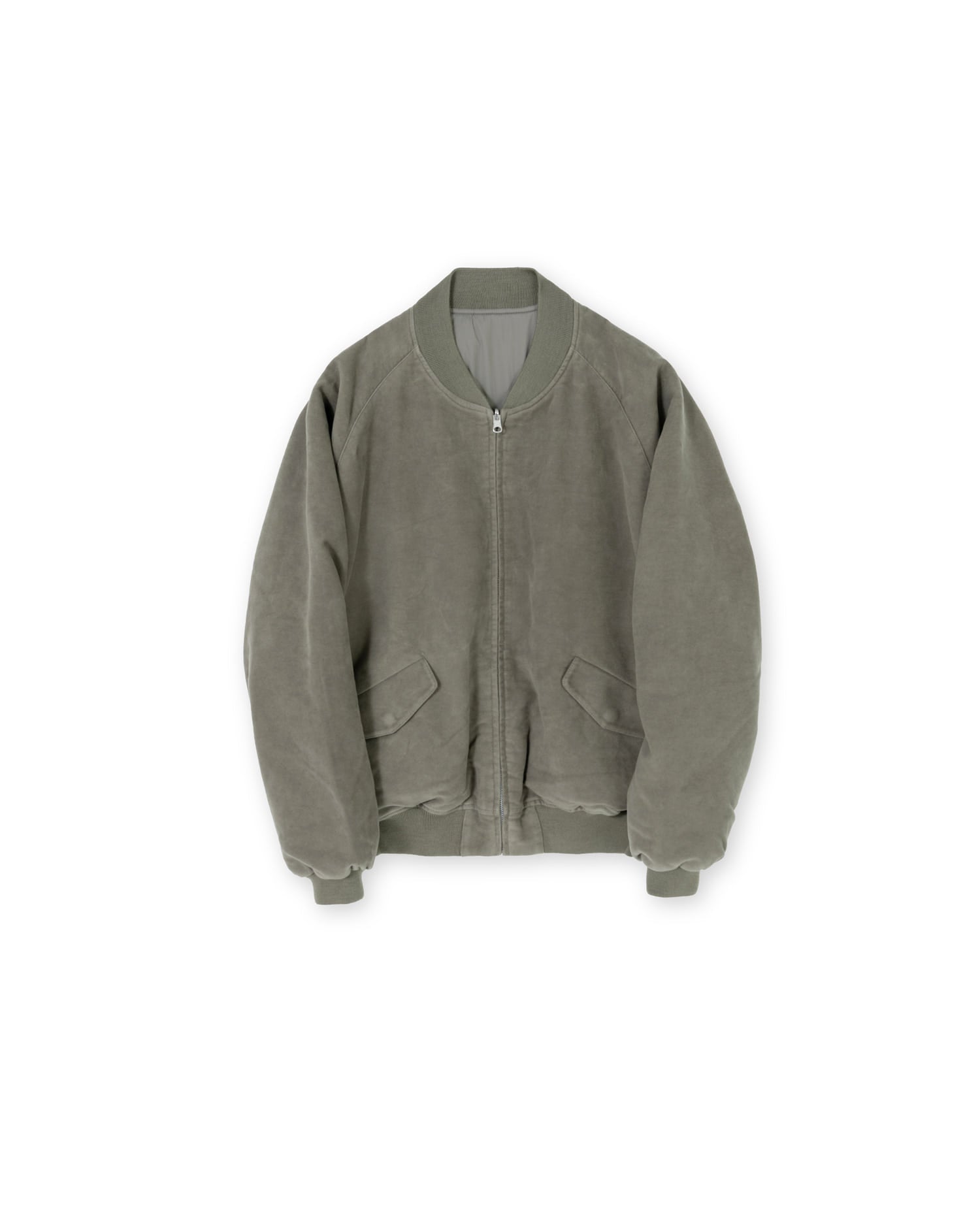 Brownyard - Reversible Moleskin Blouson (Olive Grey) product image 5 | TRAB K-Fashion Australia