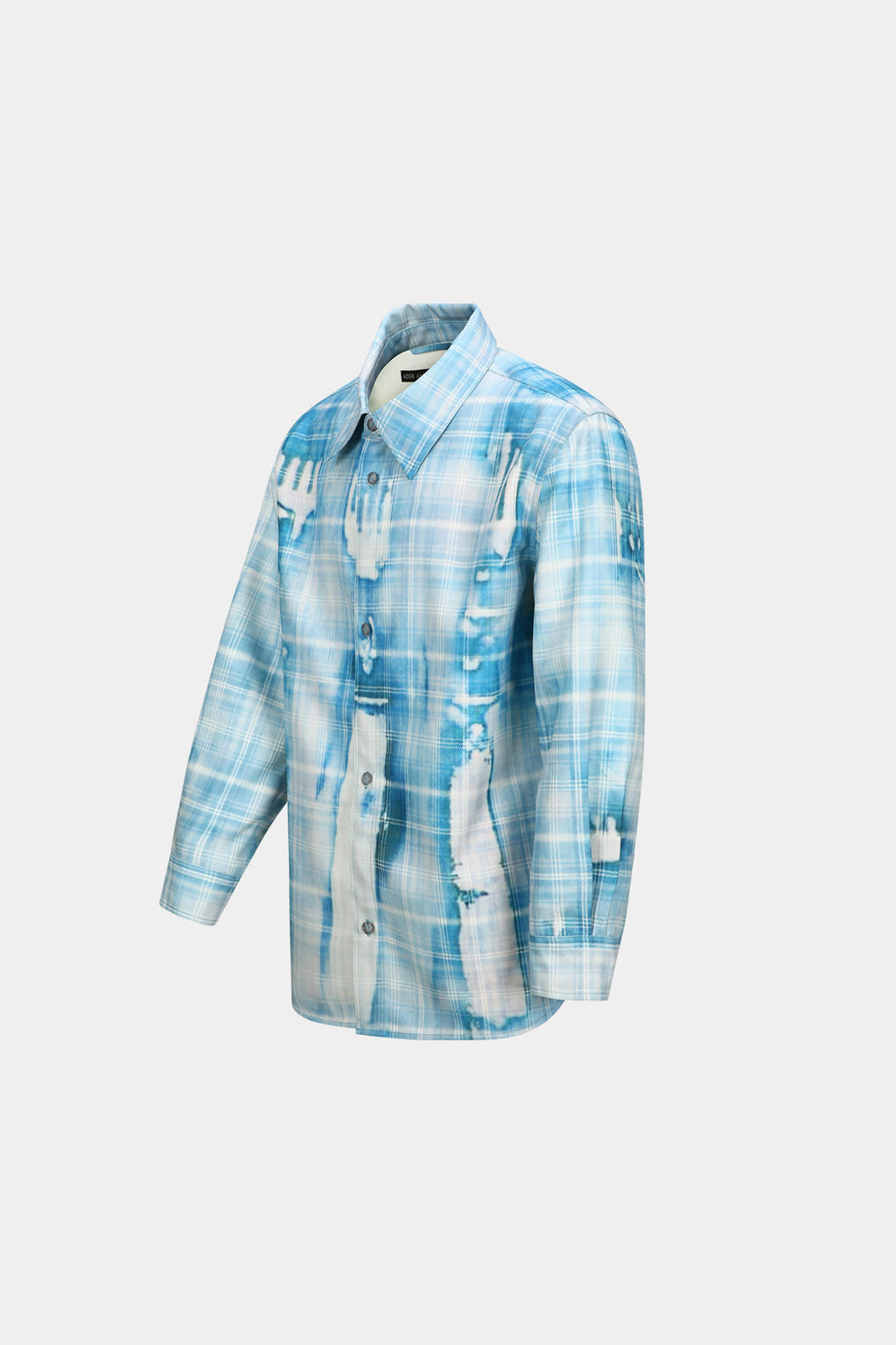 Andersson Bell - Trompe L'oeil Printed Check Shirts (Blue) product image 8 | TRAB K-Fashion Australia
