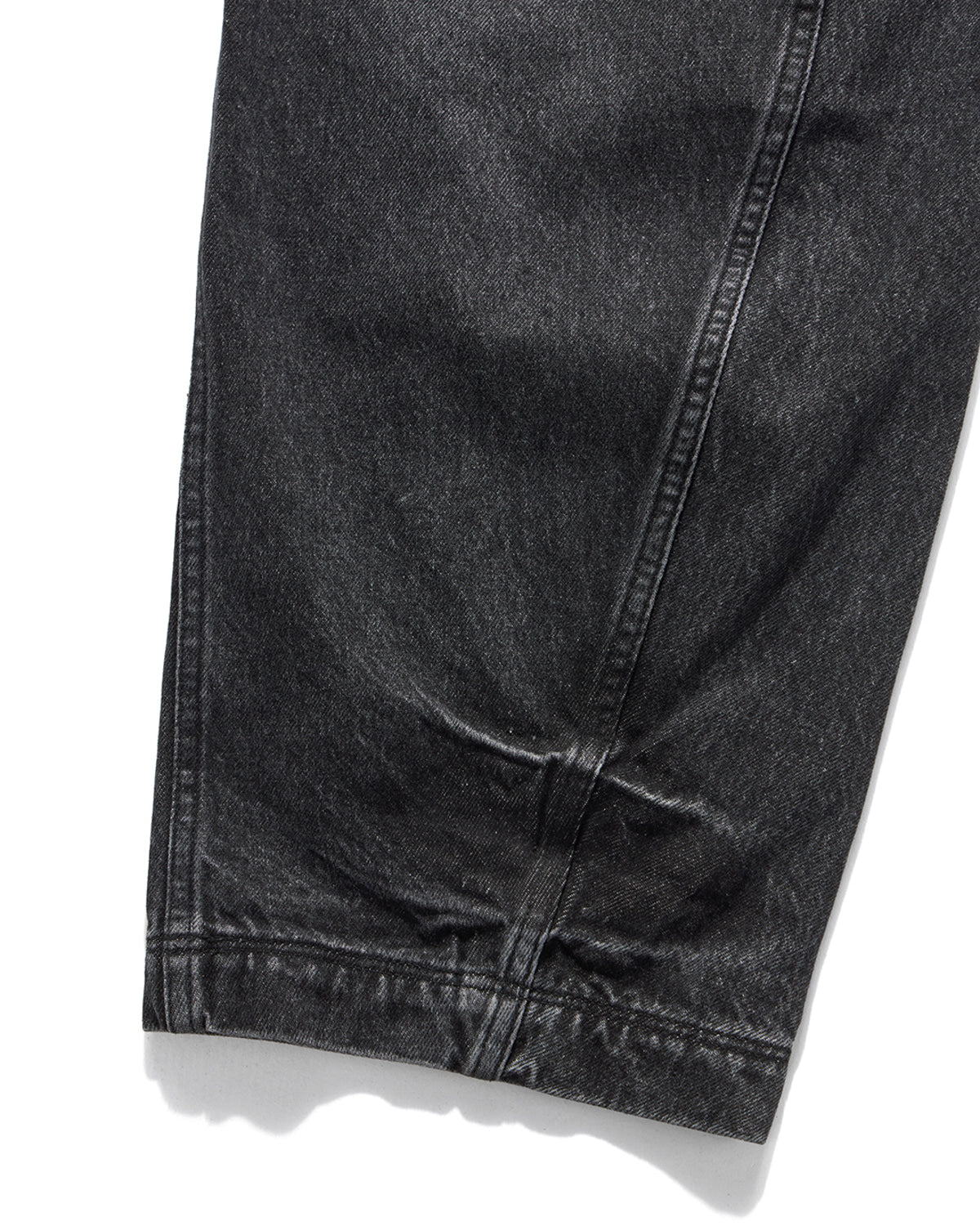 Eastlogue - Cinch Back Curved Pants (Black Denim) product image 9 | TRAB K-Fashion Australia
