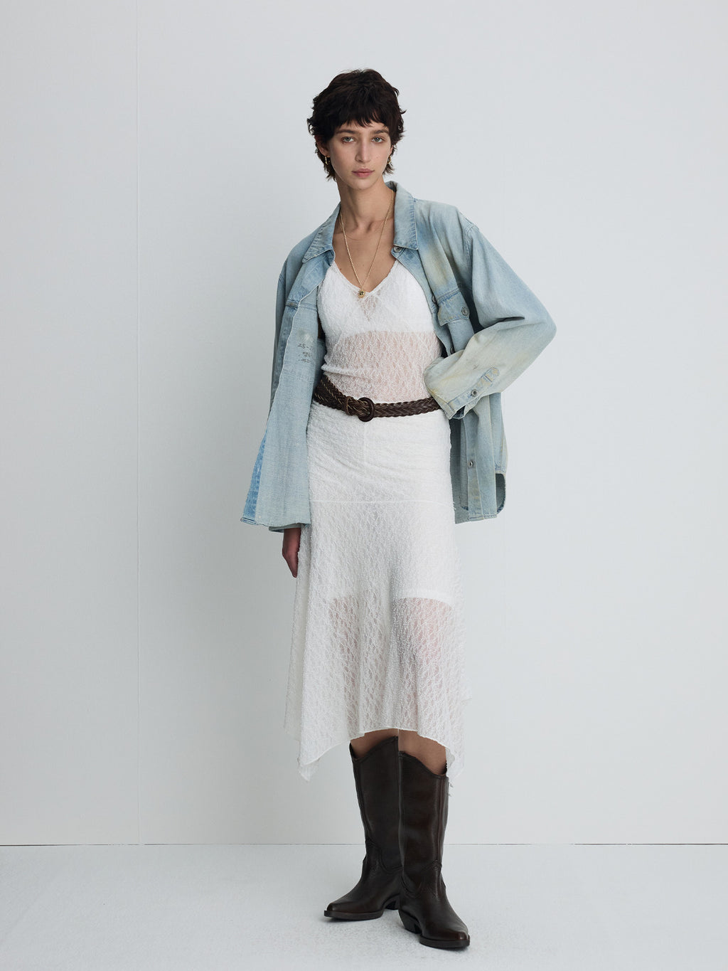 Tonywack - Lace Sleeveless Maxi Dress (Off White) product image 6 | TRAB K-Fashion Australia