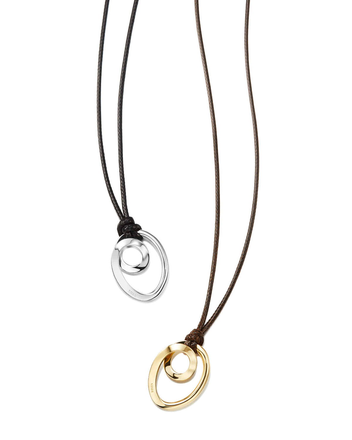 Numbering - Dual-Surface Coil Long Necklace #6821 product image 9 | TRAB K-Fashion Australia