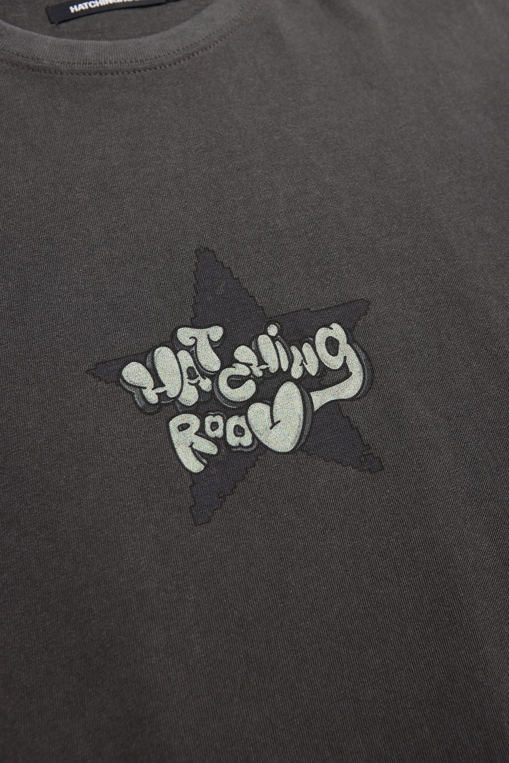 Hatchingroom - Bubble Logo Tee Dyed (Charcoal) product image 4 | TRAB K-Fashion Australia
