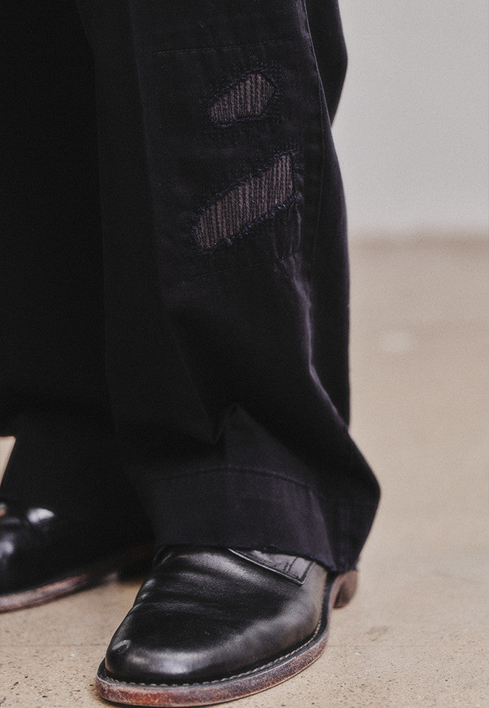 Art if acts - Sashiko Chino Pants (Black) product image 3 | TRAB K-Fashion Australia