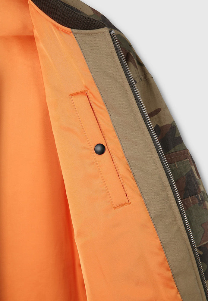 Tonywack - Camouflage Nylon Bomber (Beige/Green) product image 14 | TRAB K-Fashion Australia