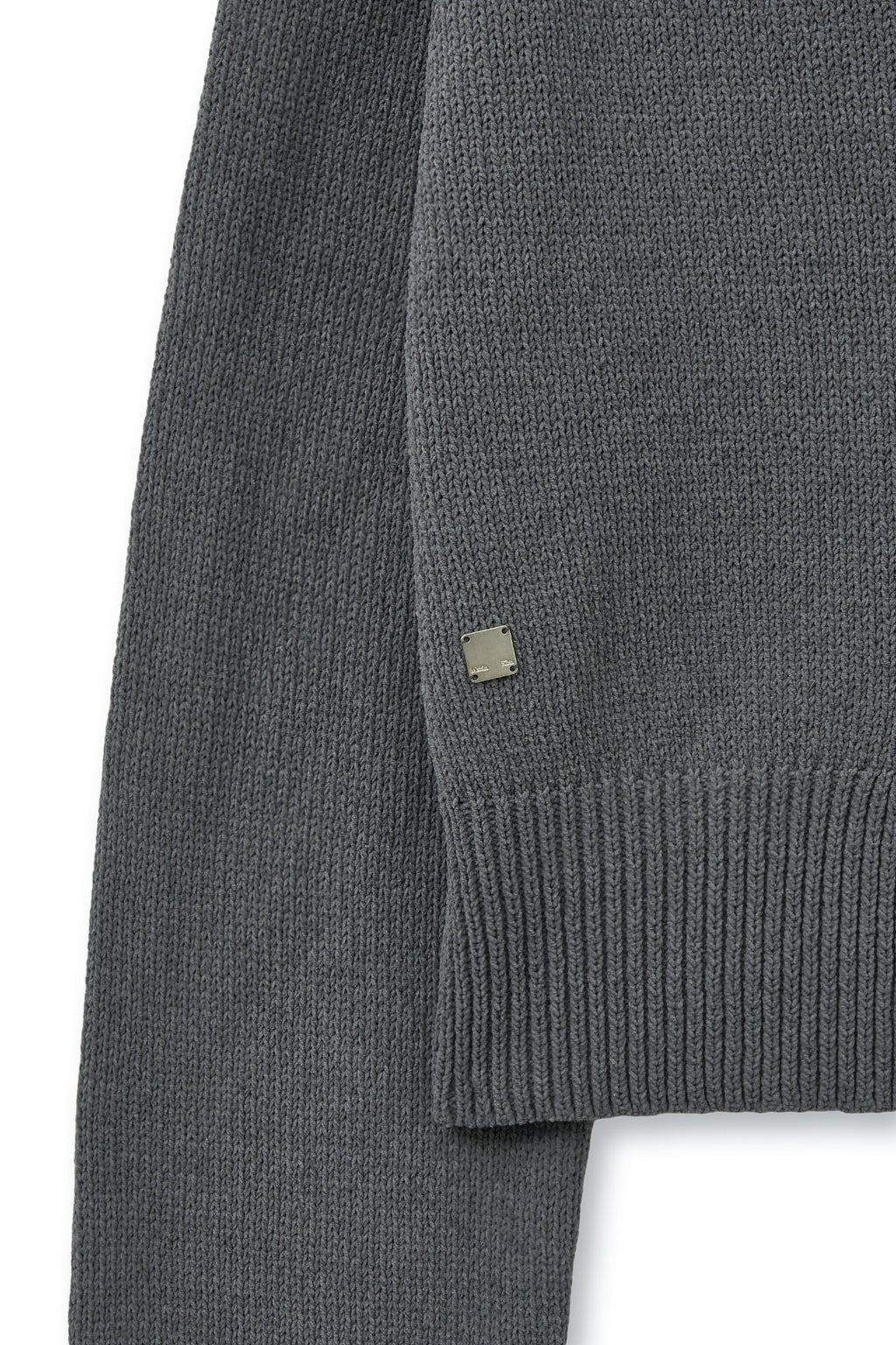 Matin Kim - Hook Point Two Way Cross Cardigan (Grey) product image 4 | TRAB K-Fashion Australia