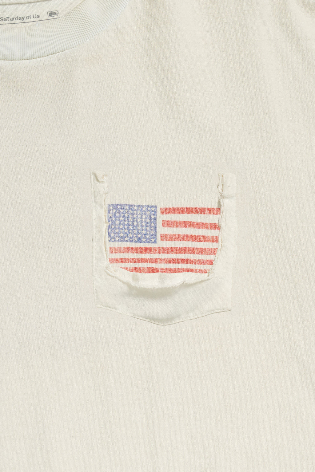 STU - Usa Flag T-shirt (Ivory) product image 17 | TRAB K-Fashion Australia