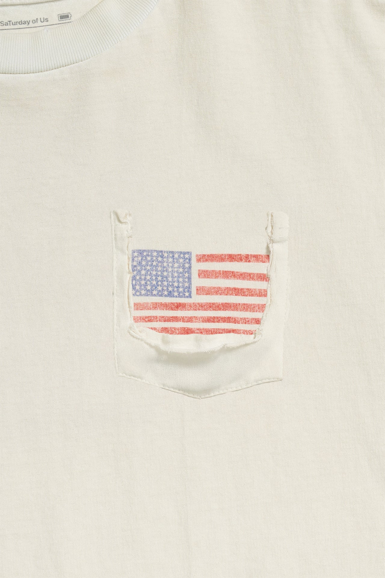 STU - Usa Flag T-shirt (Ivory) product image 17 | TRAB K-Fashion Australia
