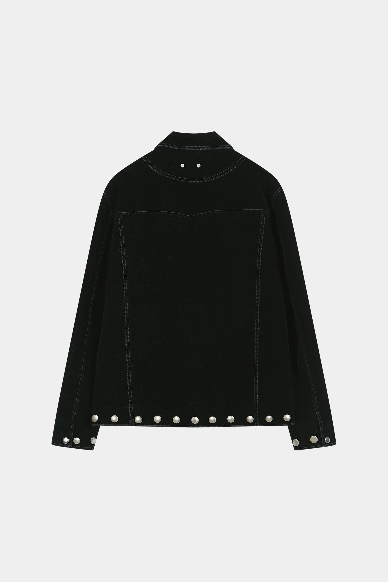 Andersson Bell - Atlanta Flock Velvet Jacket (black) (Black) product image 15 | TRAB K-Fashion Australia