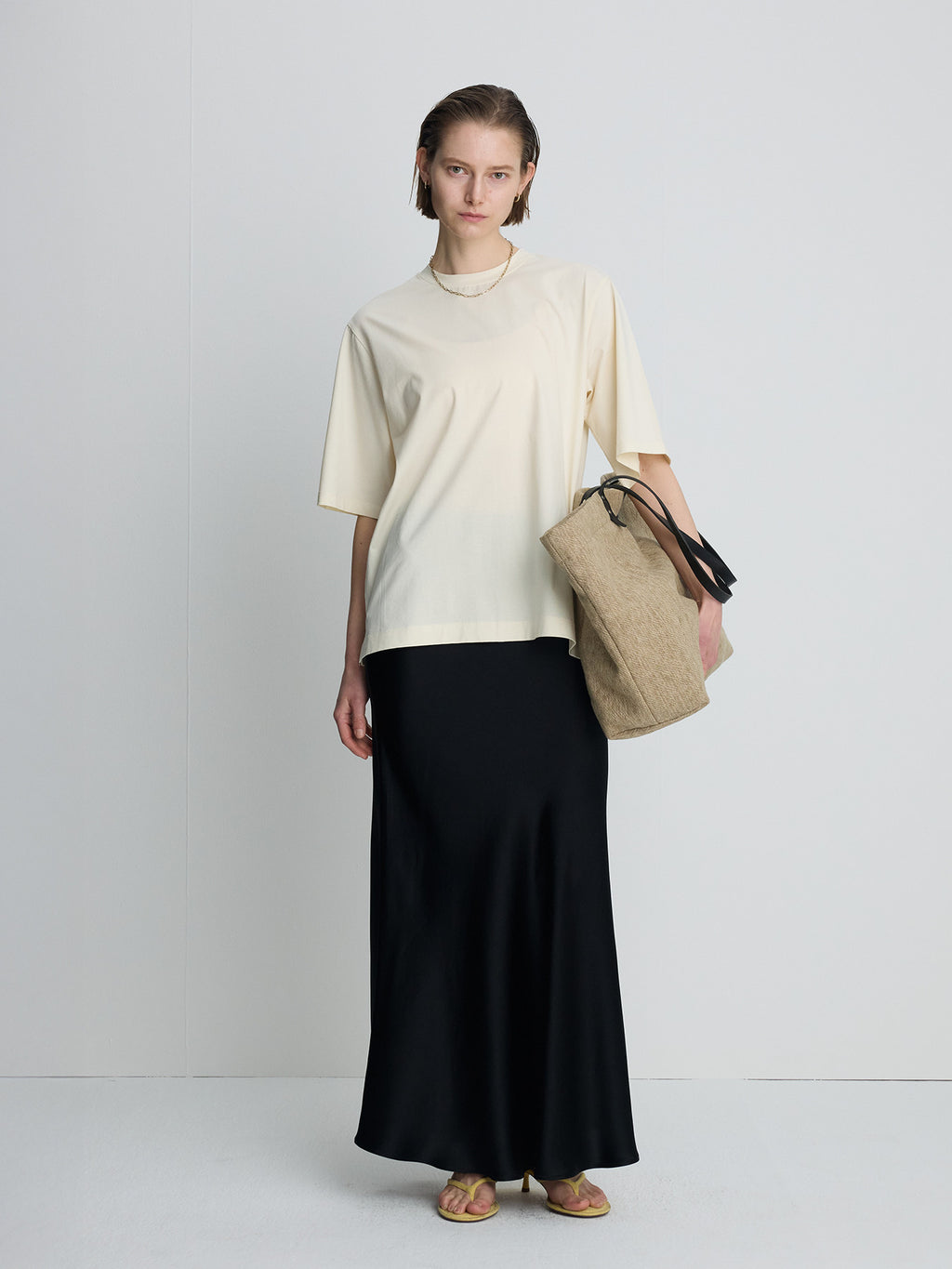 Tonywack - Slip Maxi Skirt (Black) product image 2 | TRAB K-Fashion Australia