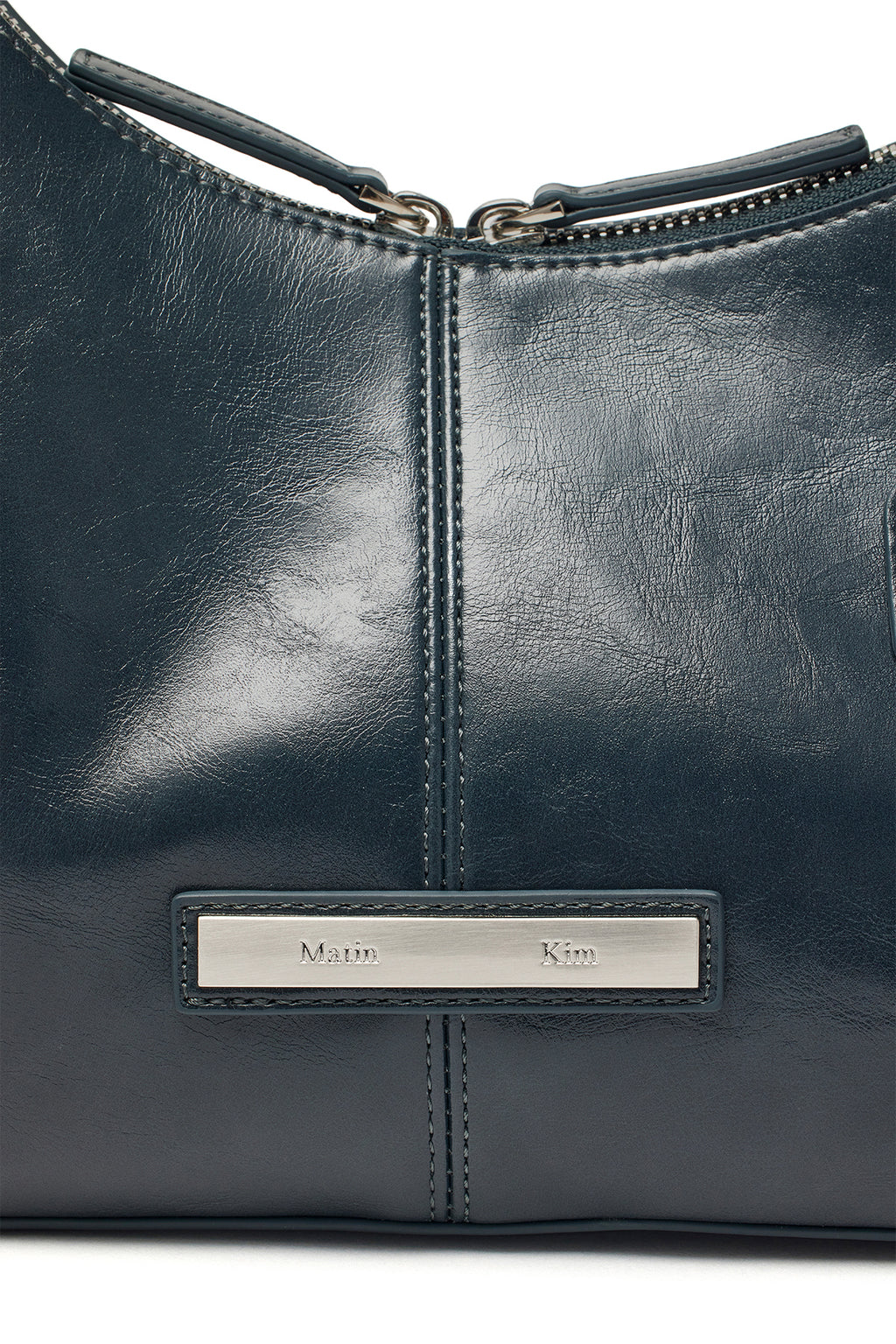 Matin Kim - Asymmetrical Zipper Bag (Charcoal) product image 3 | TRAB K-Fashion Australia