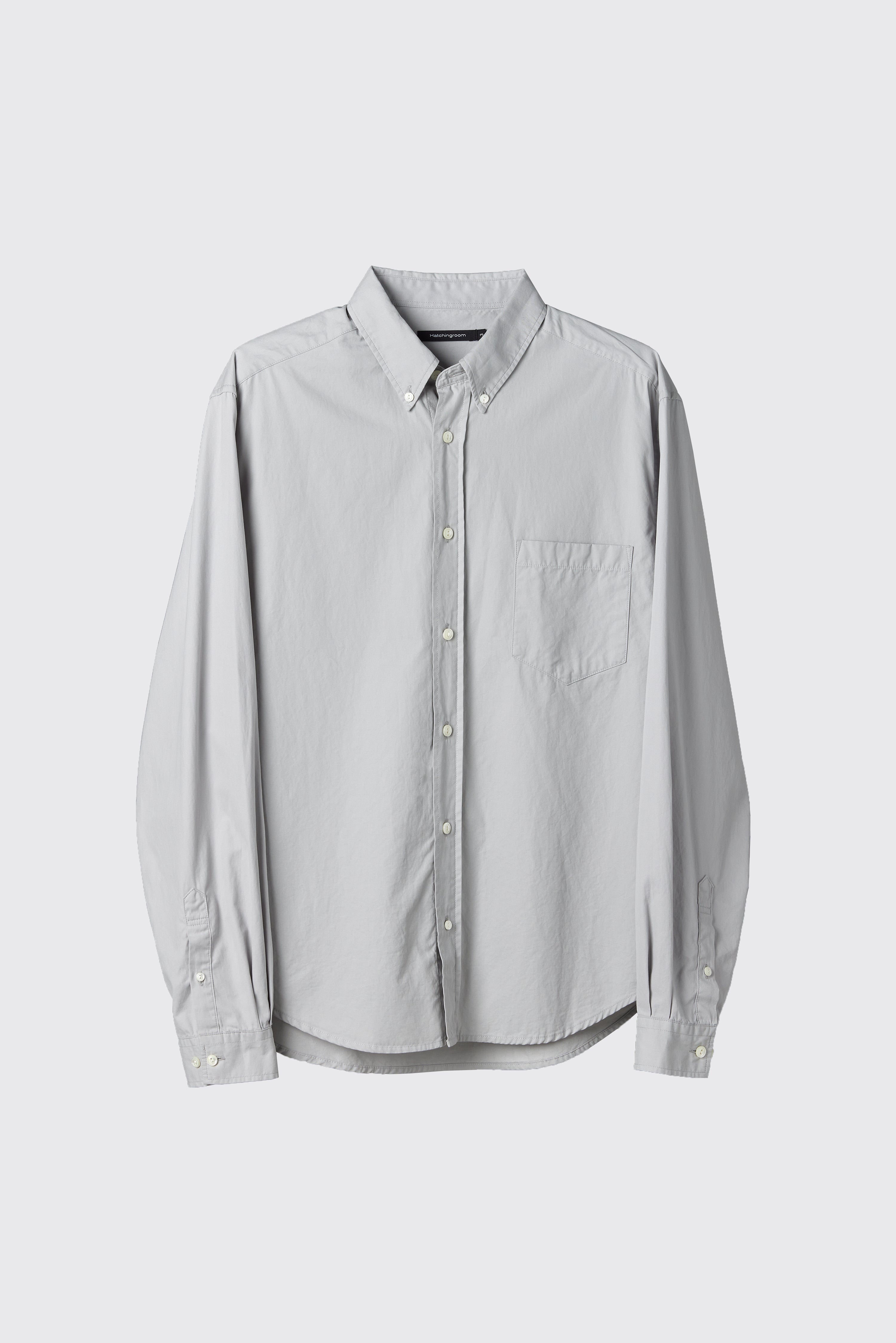 Hatchingroom - Out Button Shirt (Silver) product image 1 | TRAB K-Fashion Australia