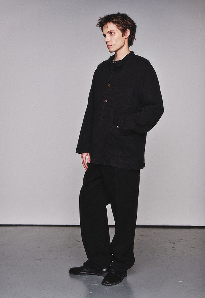 Art if acts - Silk French Forestiere Jacket (Black) product image 2 | TRAB K-Fashion Australia