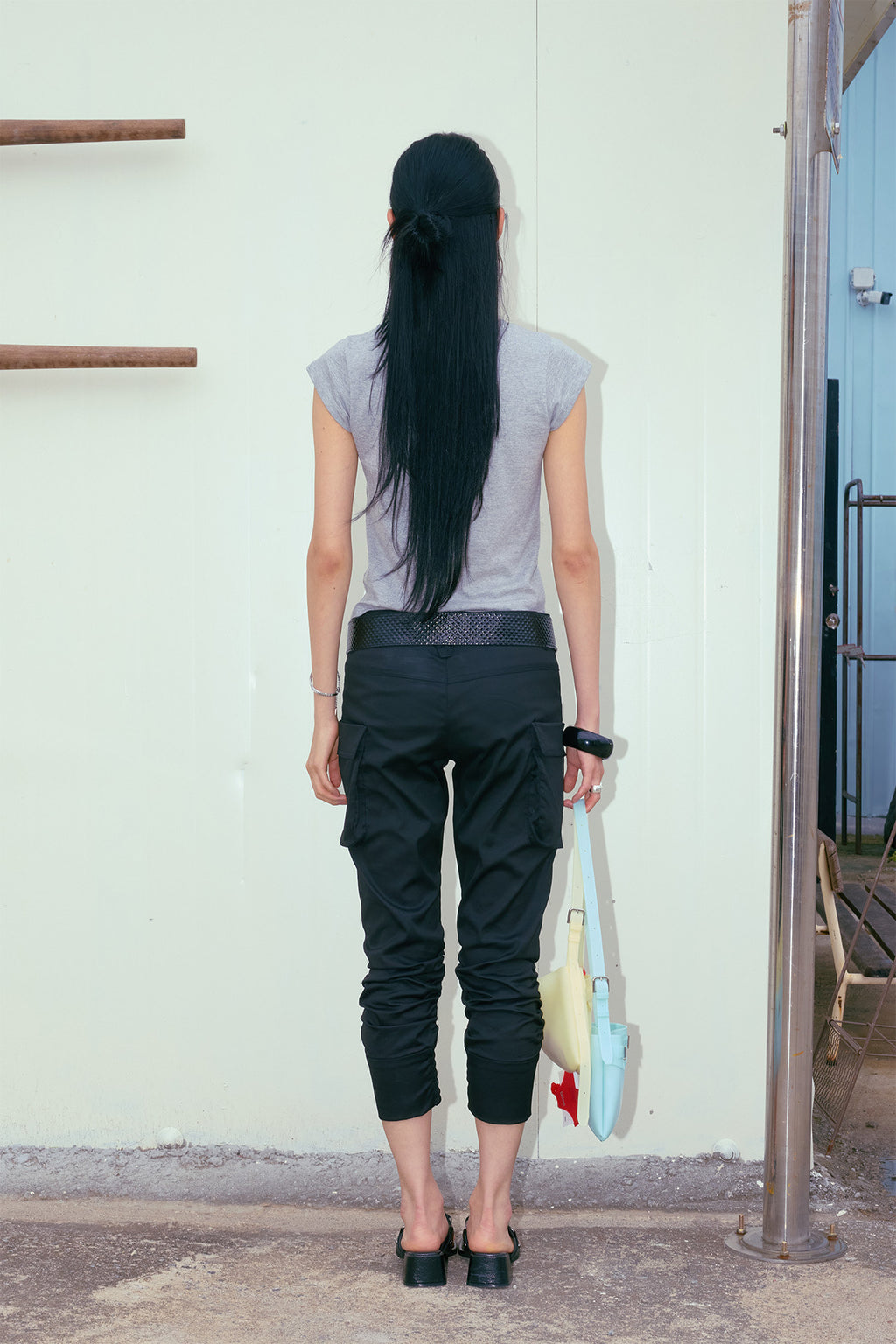 Deinet - Typo Graphic2 T-Shirt (Melange Grey) product image 3 | TRAB K-Fashion Australia