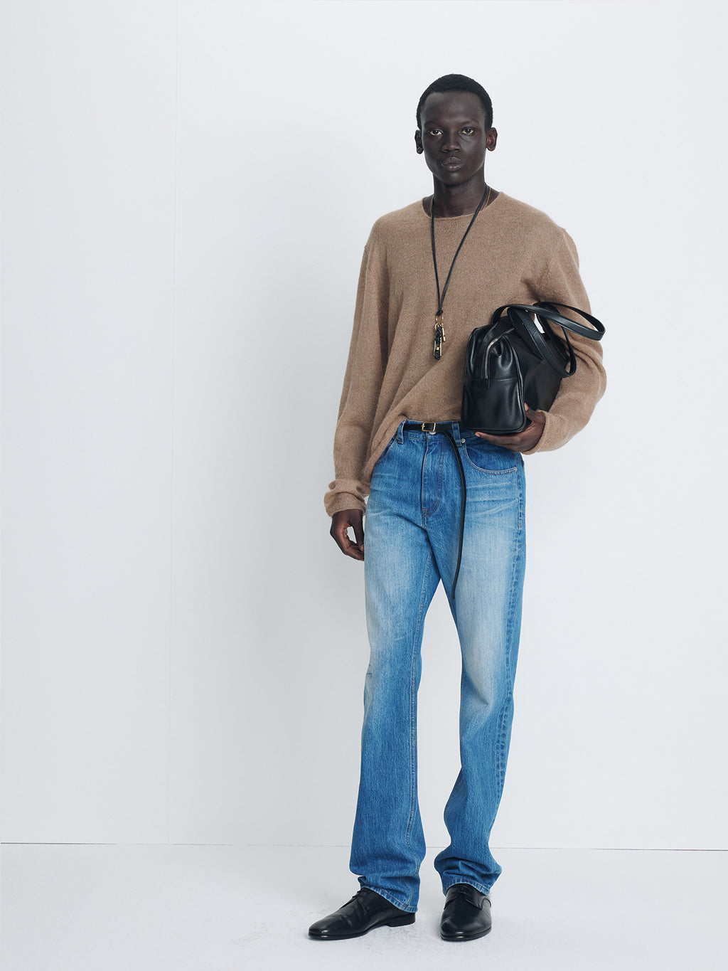 Tonywack - Slim-Straight Denim Jeans (Vintage Mid-Blue) product image 2 | TRAB K-Fashion Australia