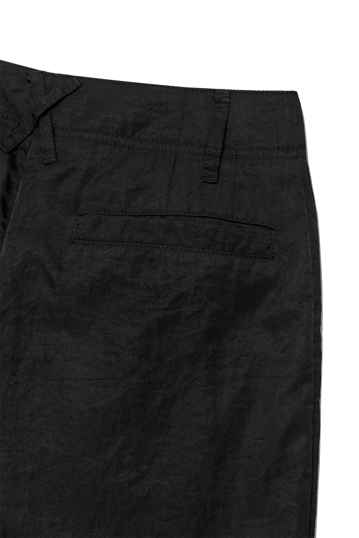 Matin Kim - Zipper Detail Nylon Pants (Black) product image 6 | TRAB K-Fashion Australia