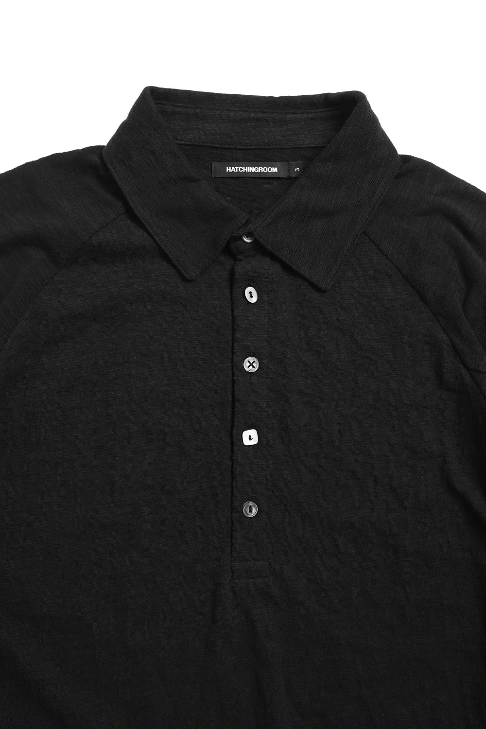 Hatchingroom - Polo Tee (Black) product image 3 | TRAB K-Fashion Australia