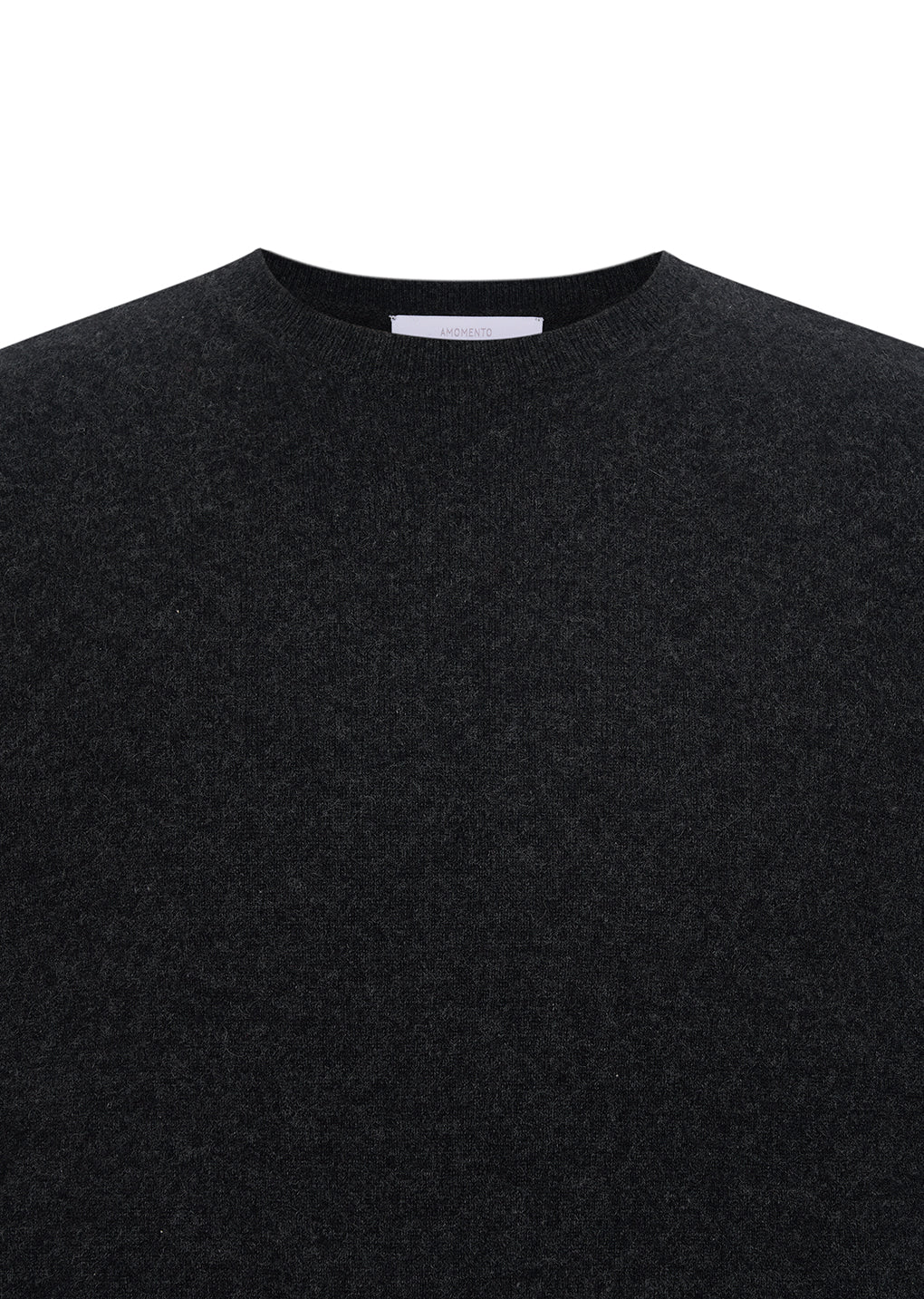 Amomento - Cashmere Easy Crewneck Knit (Charcoal) product image 5 | TRAB K-Fashion Australia