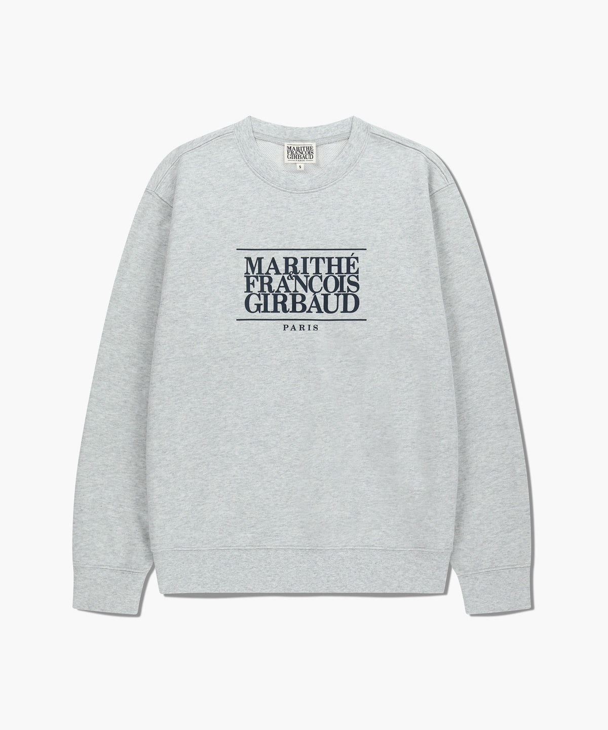 Marithe & Francois Girbaud - Classic Logo Sweatshirt (Light Heather Gray) product image 6 | TRAB K-Fashion Australia