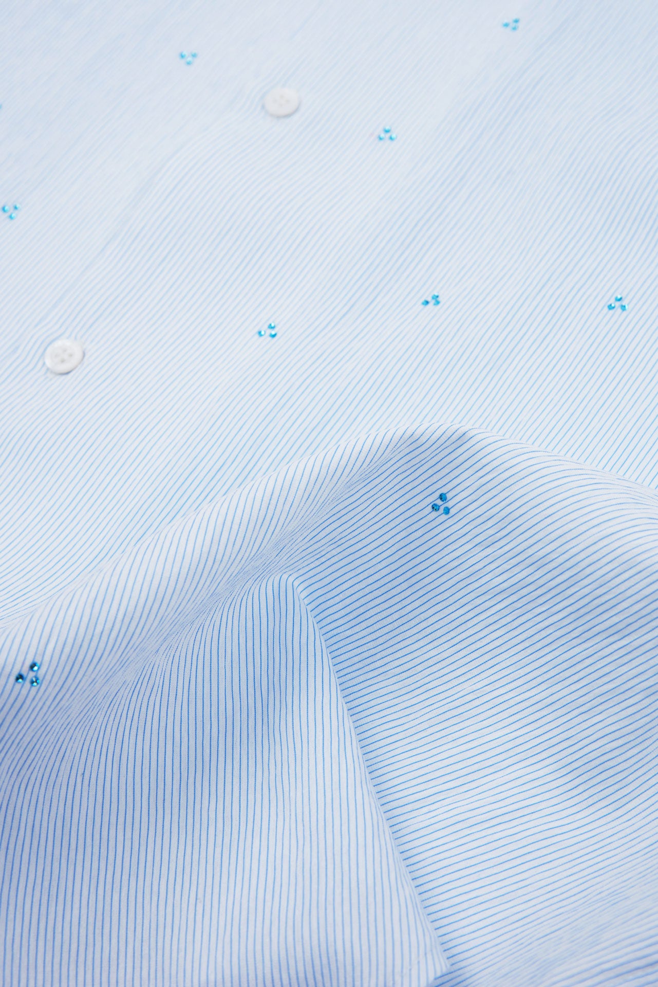 Stu - Crystal Stripe Shirt (Blue) product image 18 | TRAB K-Fashion Australia