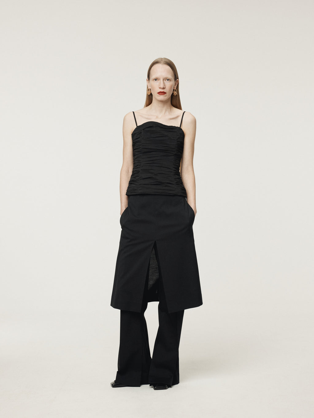 Recto - Gathered Bustier Top (Black) product image 5 | TRAB K-Fashion Australia