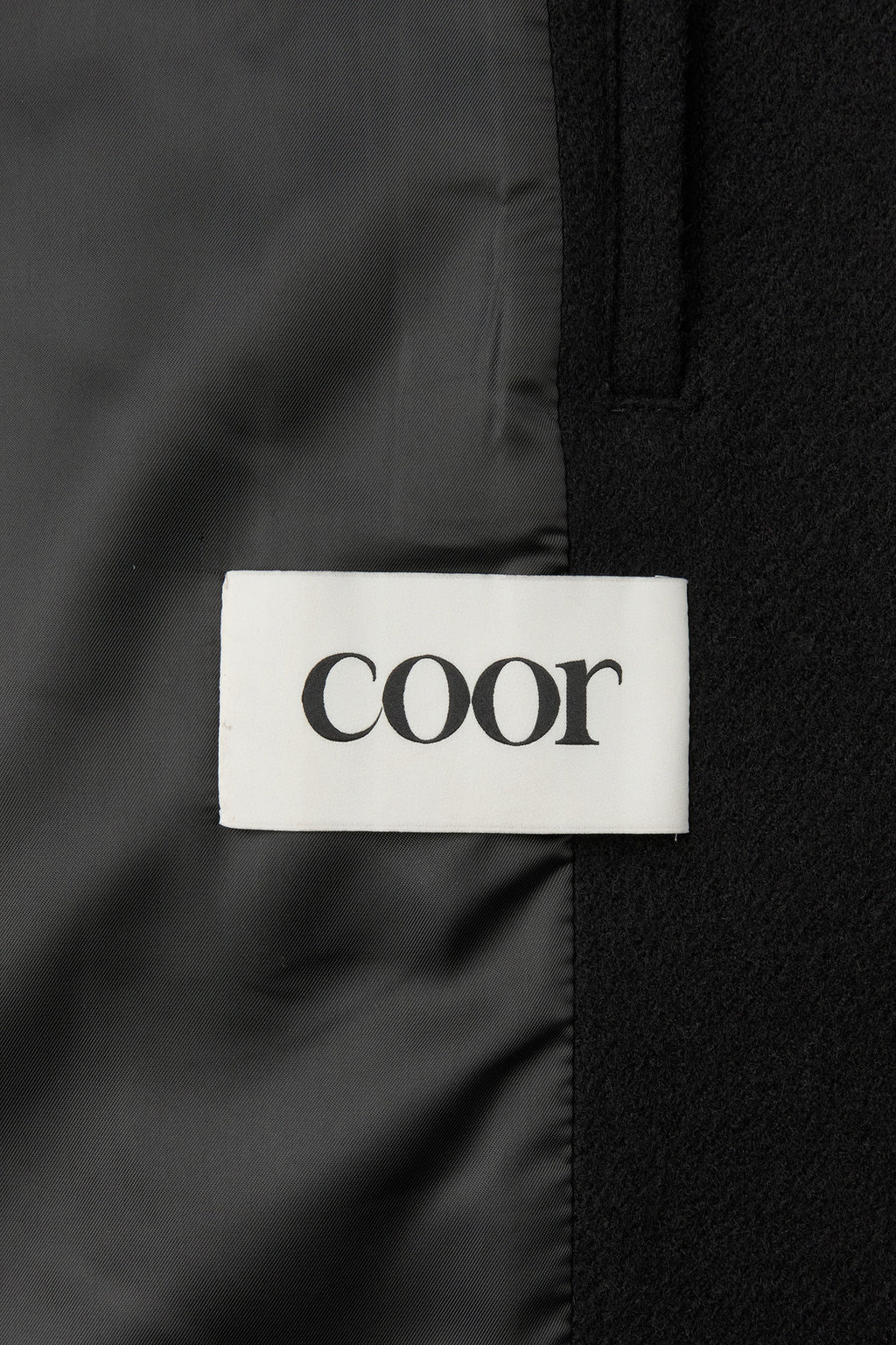 Coor - Wool Double Breasted Pea Coat (Black) product image 8 | TRAB K-Fashion Australia