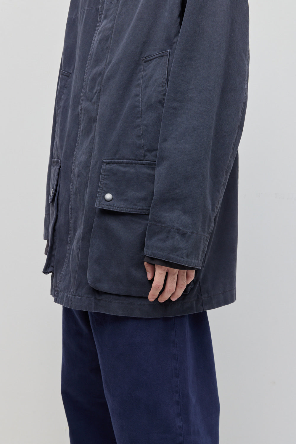Hatchingroom - Canvas Work Parka (Blue Charcoal) product image 17 | TRAB K-Fashion Australia