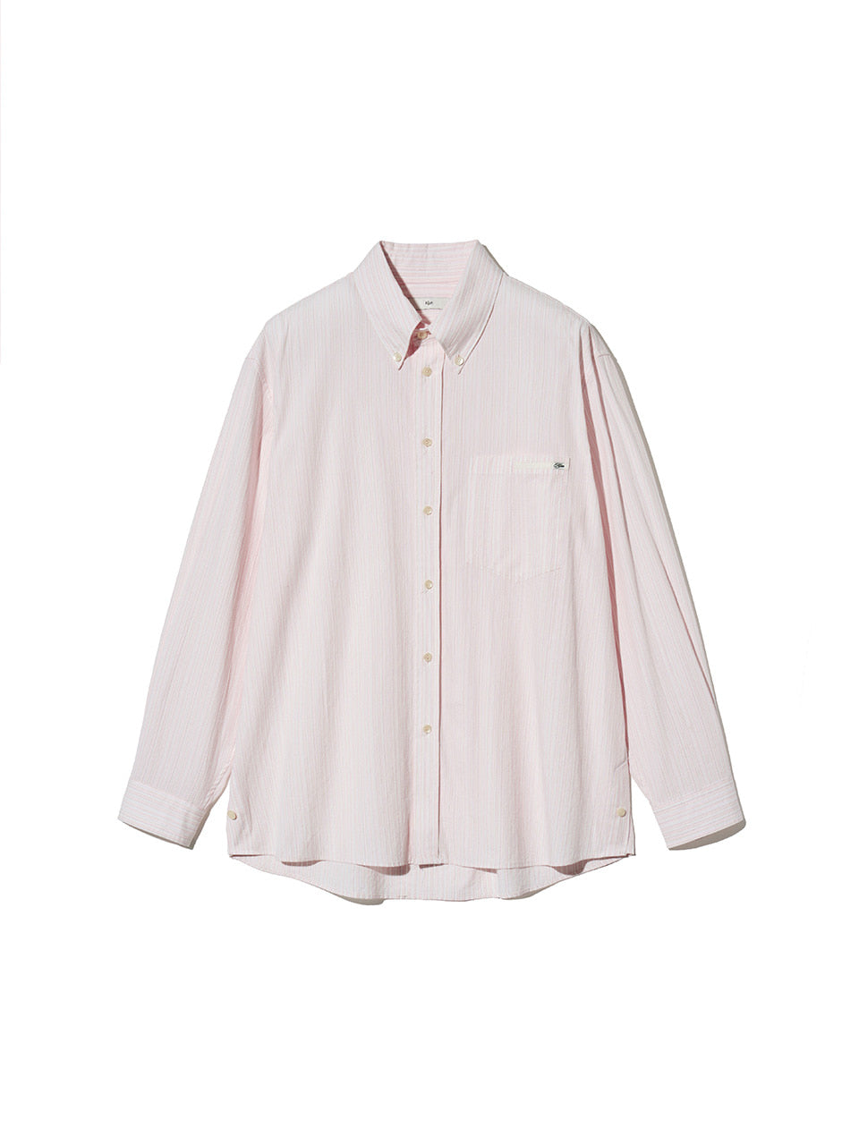Kijun - Natural Stripe Button Down Shirt (Pink) product image 6 | TRAB K-Fashion Australia