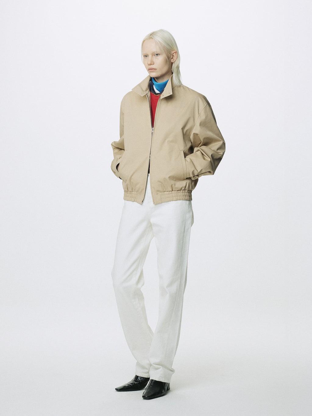 Tonywack - Twisted Seam Straight-Leg Denim Jeans (Off White) product image 2 | TRAB K-Fashion Australia