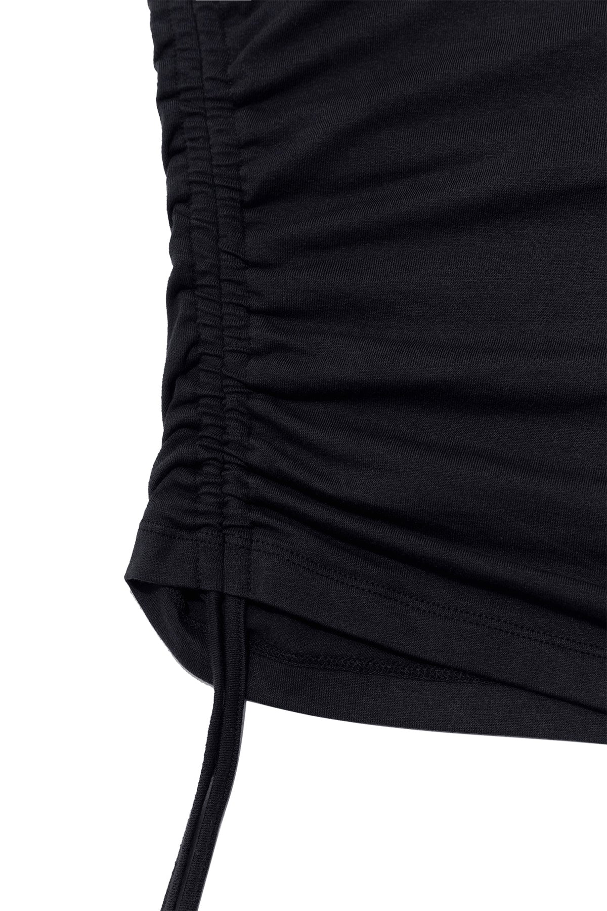 Matin Kim - String Off Shoulder Slim Top (Charcoal) product image 5 | TRAB K-Fashion Australia