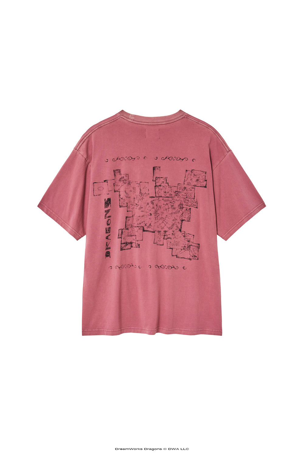 Hatchingroom - Dragon Cards Tee Vintage (Rose) product image 2 | TRAB K-Fashion Australia
